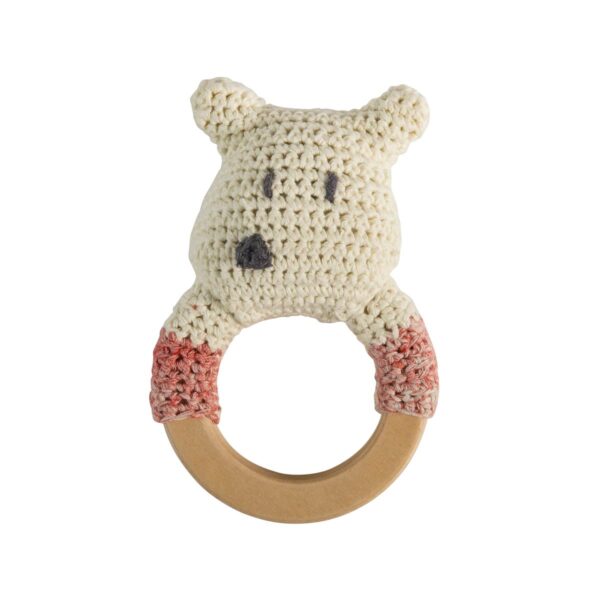 Hochet Ours polaire en crochet