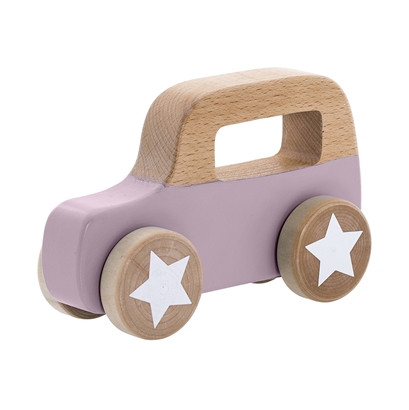 Voiture en bois - Violet