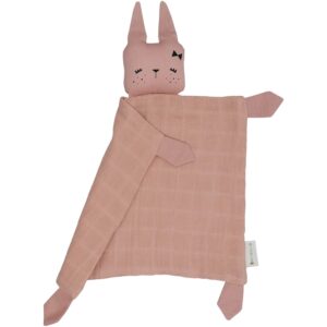 Doudou plat Lapin - Rose