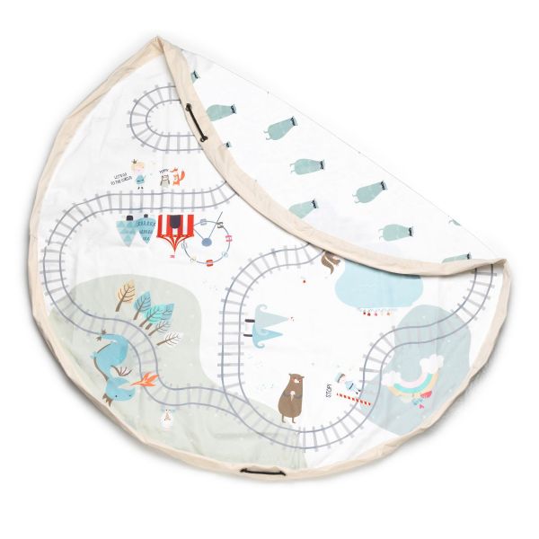 Sac et tapis de jeu "Trainmap" - Play and Go