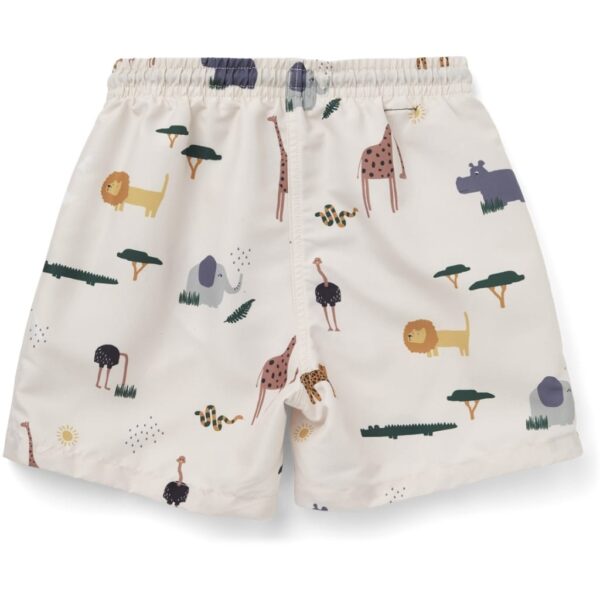 short de bain pour enfant motif safari liewood