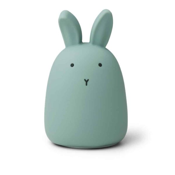 veilleuse en silicone lapin menthe liewood