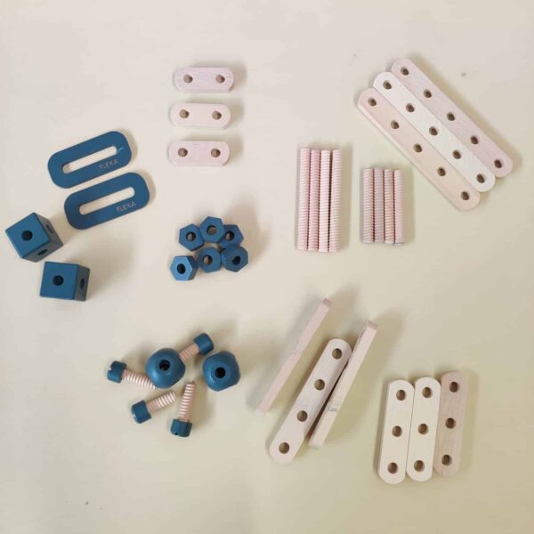 Set de construction – Bleu foncé