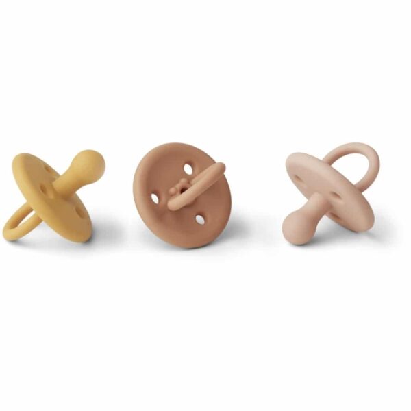 lot de 3 tétines en silicone pour bébé marque liewood