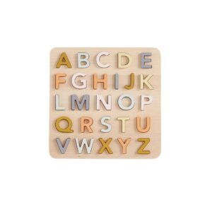 Puzzle en bois Alphabet - Abécédaire multicolore