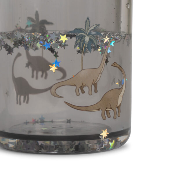 Lot de 2 verres à paillettes Dino - Konges Sloejd